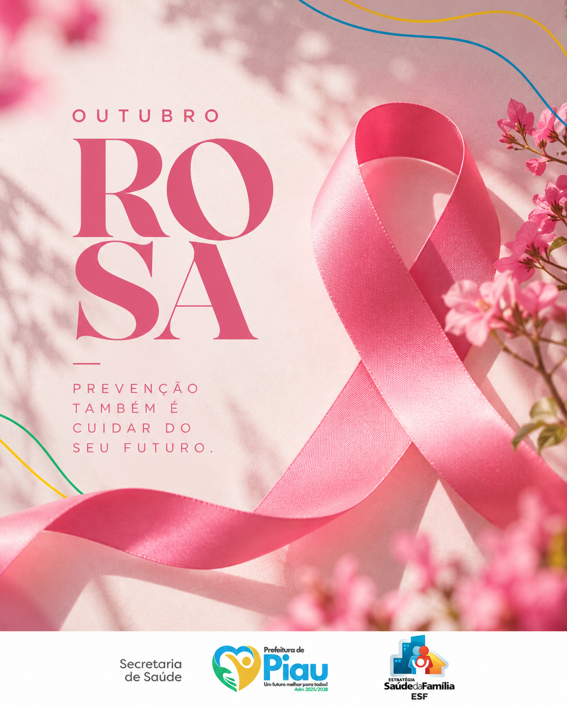 Saúde de Piau reforça prevenção ao câncer de mama no Outubro Rosa